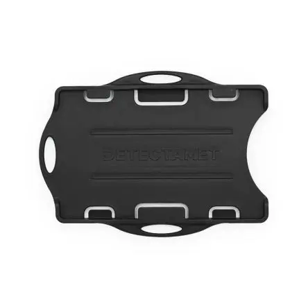 Produktfoto 1 von Detectamet Namensschild Schwarz Polypropylen L. 97 mm B. 69mm