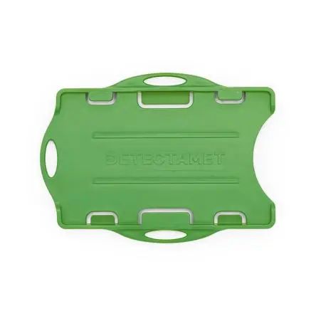 Produktfoto 1 von Detectamet Namensschild Grün Polypropylen L. 97 mm B. 69mm