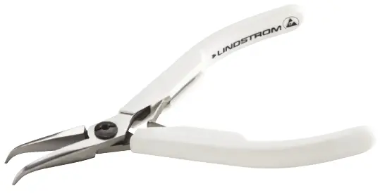 Produktfoto 1 von Lindstrom 7892 Spitzzange / Backen 29mm Gebogene Spitze 129 mm