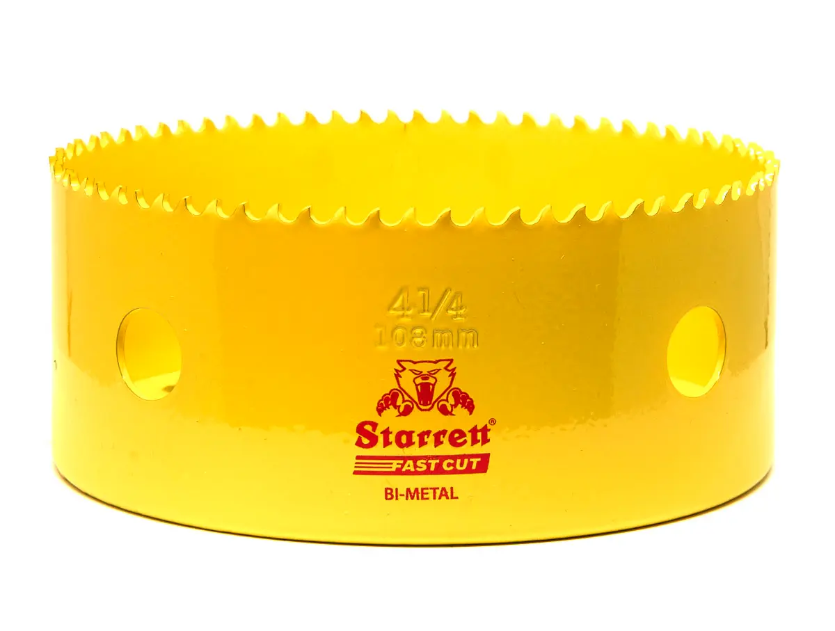 Produktfoto 1 von Starrett HSS Lochsäge , Ø 108mm 1-Stk. / Bohrtiefe 38mm