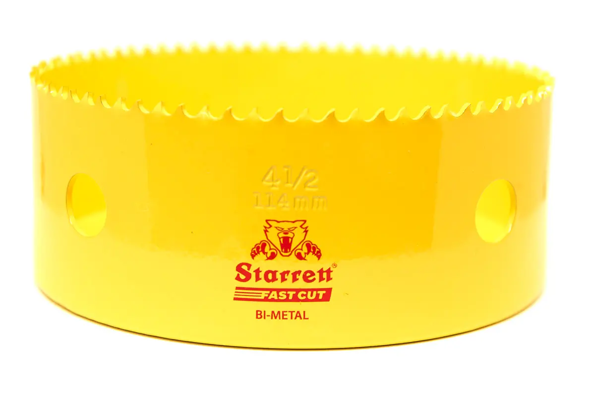 Produktfoto 1 von Starrett HSS Lochsäge , Ø 114mm 1-Stk. / Bohrtiefe 38mm