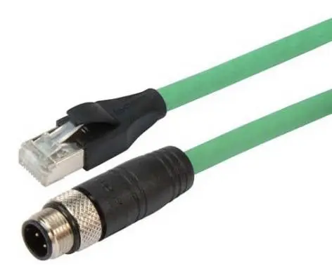 Produktfoto 1 von Leuze KDS U, 4-polig konfektioniertes Sensorkabel, Gerade Stecker 4 / Gerade Stecker, Länge 5000 mm