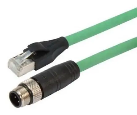 Produktfoto 1 von Leuze KSS, 4-polig konfektioniertes Sensorkabel, Gerade Stecker 4 / Gerade Stecker, Länge 5000 mm