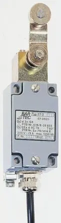 Bartec Endschalter, Stößel 1 Schließer/1 Öffner, IP66, Kunststoff 400V ac 2A