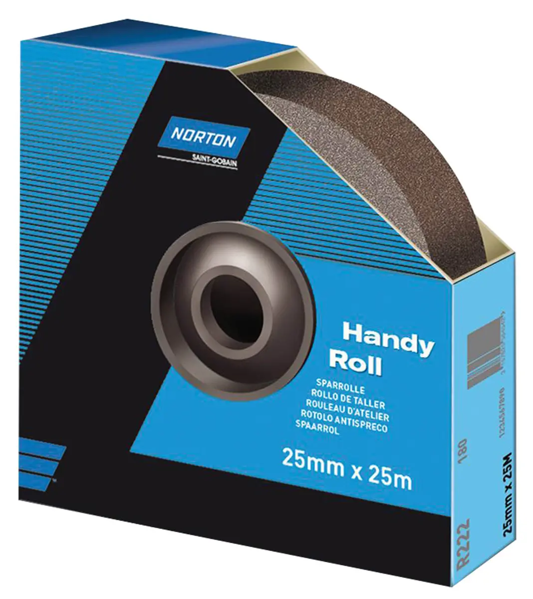 Produktfoto 1 von Norton Schleifpapier, Aluminiumbeschichtet, Sehr Fein Grad, Korngröße P150, 25 m 25 mm
