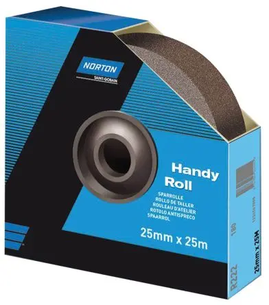 Produktfoto 1 von Norton Schleifpapier, Aluminiumbeschichtet, Grob Grad, Korngröße P40, 25 m 50mm