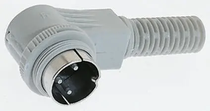 Produktfoto 1 von Hirschmann MAWI Standard DIN-Stecker gewinkelt 5-polig, DIN 41524, 34 V ac/dc 4A IP30 Kabel Stecker