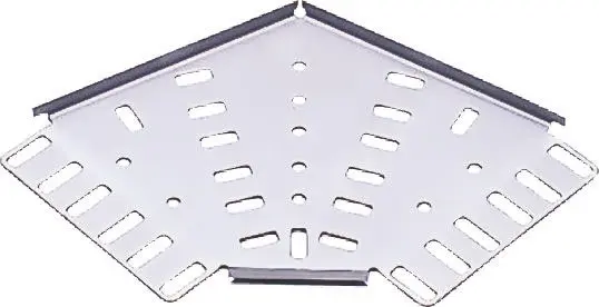 Produktfoto 1 von Legrand Leichte Beanspruchung, 90°, flacher Bogen, Edelstahl, 150 mm x 12 mm
