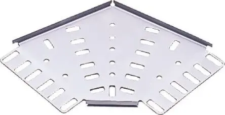 Produktfoto 1 von Legrand Leichte Beanspruchung, 90°, flacher Bogen, Edelstahl, 150mm x 12 mm