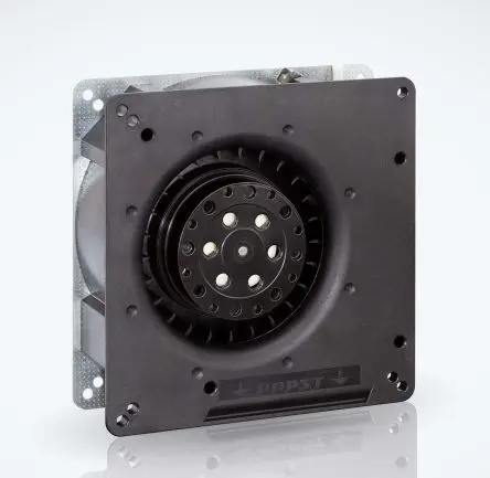 Produktfoto 1 von ebm-papst RG 90 N Zentrifugallüfter, Zentrifugal, 230V ac, AC, 54 m³/h 135 mm, 58 dB 135mm, 2200 U/min 38 mm, Kugel