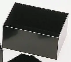 Produktfoto 1 von OKW Thermoplast Vergussmassenbox Deckel, Schwarz, 45 mm 25 mm, 30 mm, Wandstärke 1 mm