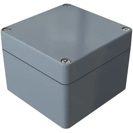 Produktfoto 1 von Rose Polyester Standard; Gehäuse; Glasfaserverstärktes duroplastisches Polyester, Graphit; Grau; IK09 IP66 Breite 120 mm
