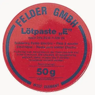 Produktfoto 1 von Felder Lottechnik Lötpaste, Tube 50 g