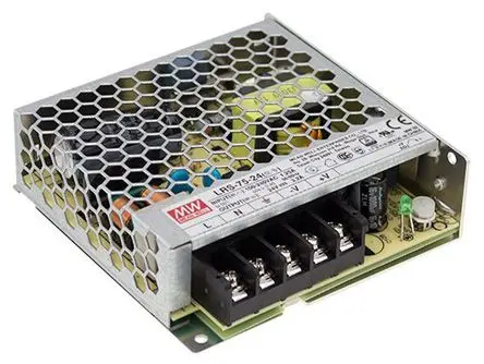 Produktfoto 1 von MEAN WELL LRS-75 Schaltnetzteil 1 5V dc 70 W, Fahrgestell 373 V dc, 264V ac