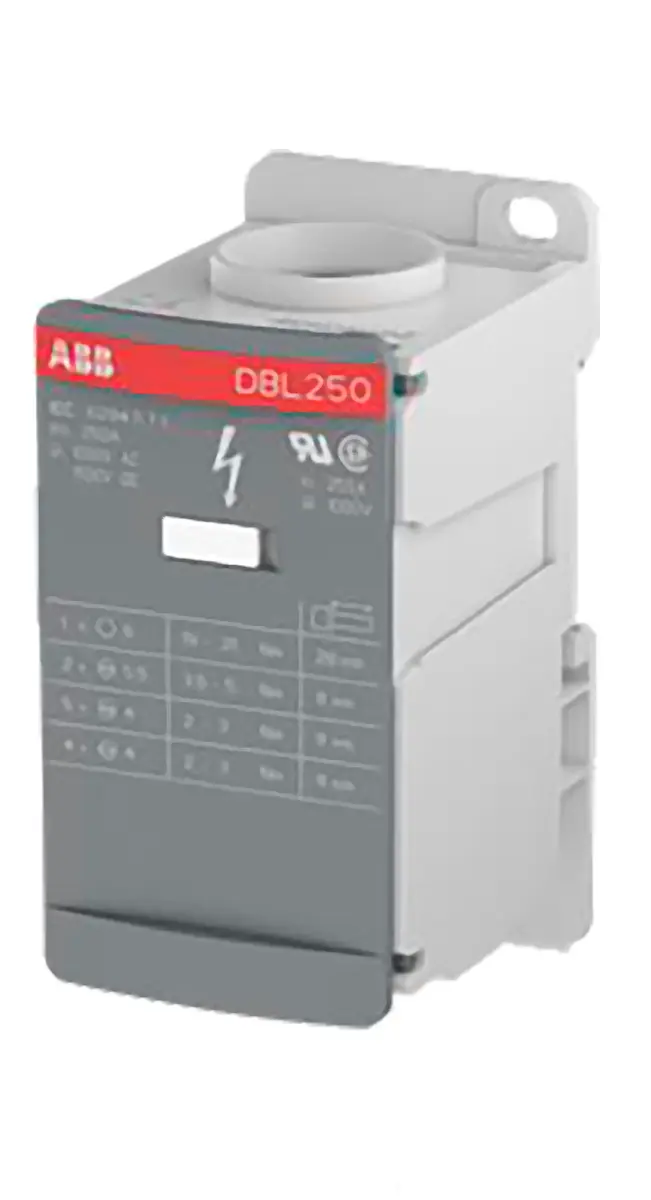 Produktfoto 1 von Entrelec Verteilerblock 12-polig / 1.5 kV dc 250A, Polyamid Grau, IP10