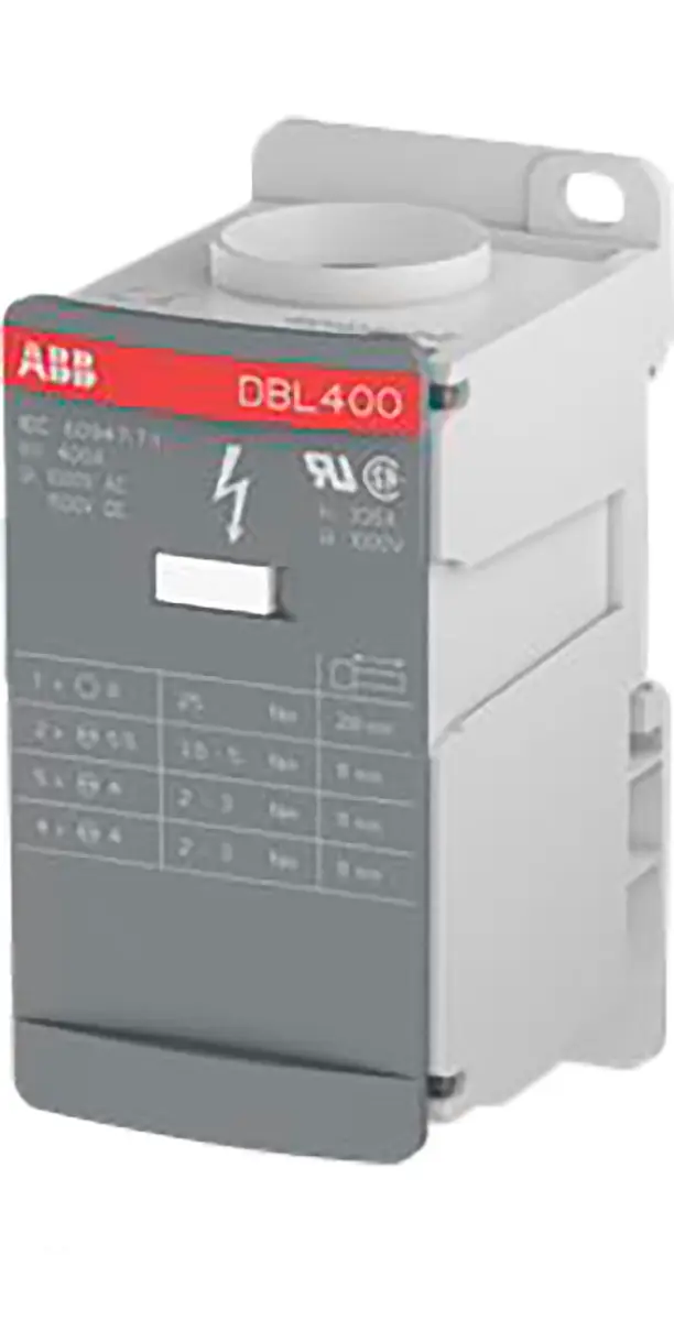 Produktfoto 1 von Entrelec Verteilerblock 12-polig / 1.5 kV dc 400A, Polyamid Grau, IP10