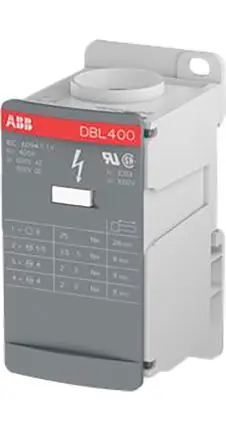 Produktfoto 1 von Entrelec Verteilerblock 12-polig / 1.5kV dc 400A, Polyamid Grau, IP10