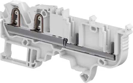 Produktfoto 1 von Entrelec SNK Anschlussklemmenblock 1 Grau, 0.5mm², 6 mm², 1kV Klemme