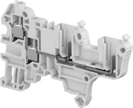 Entrelec SNK Anschlussklemmenblock 1 Grau, 0.2mm², 4 mm², 800V Schraubbefestigung