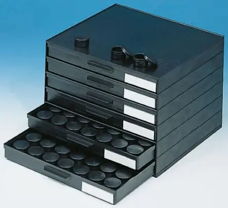 Produktfoto 1 von Licefa Kunststoff Schubladenmagazin Schwarz, 190 mm x 272mm x 250 mm