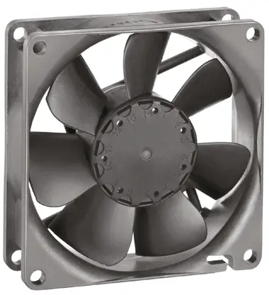 Produktfoto 1 von ebm-papst 8400 N DC-Axiallüfter, Gleitlager, 24 V dc / 1.4W, 80 x 80 x 25mm, 2600U/min, 58m³/h