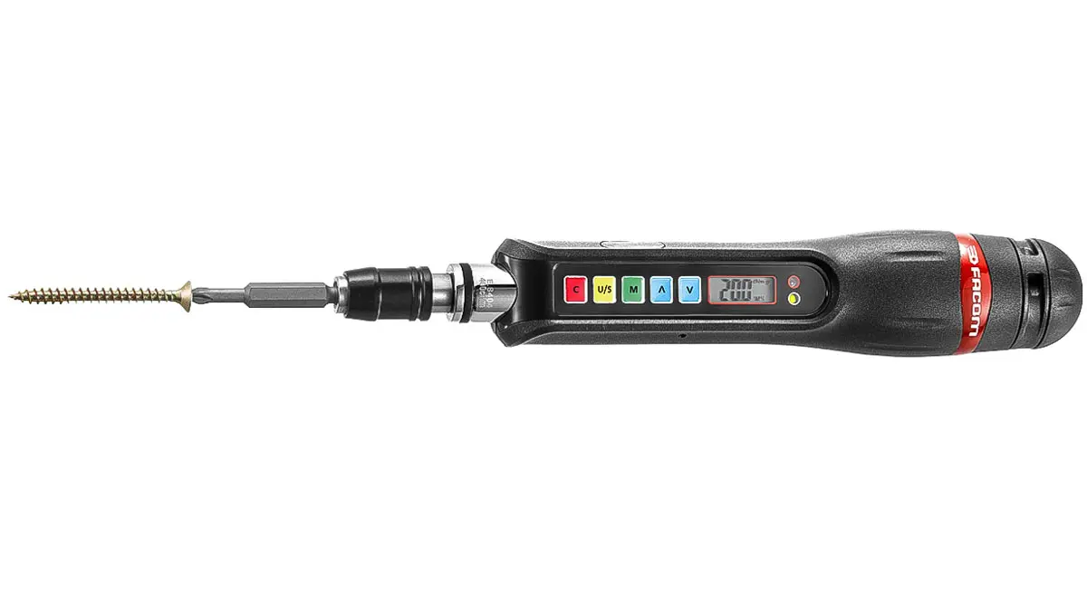 Produktfoto 1 von Facom 1/4 in Drehmomentschraubendreher Voreinstellbar 0.4 To 4 Nm / ±3 % Länge 215 mm