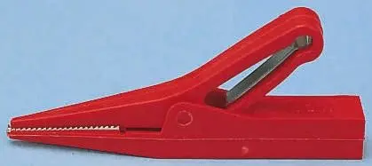 Produktfoto 1 von Staubli Messing 12 mm Krokodilklemme, Rot, 10A Thermoplastisches Elastomer Isoliert