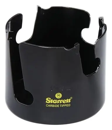 Produktfoto 1 von Starrett, Ø 51 mm Wolframcarbid-Spitze Bohrer Keramische Wandfliesen, Holz, Kunststoff, Gipskarton, MDF 1-Stk. /