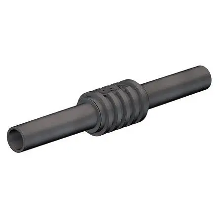 Produktfoto 1 von Staubli Bananensteckerkupplung Schwarz Buchse Messing Nickel 600V