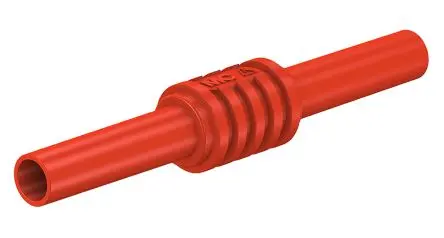 Produktfoto 1 von Staubli Bananensteckerkupplung Rot Messing Nickel 600V