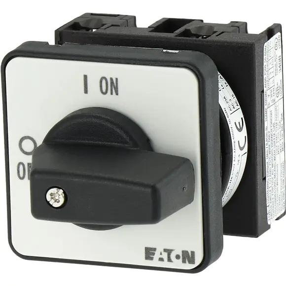 Produktfoto 1 von Eaton Nockenschalter, DPST / 20A, 2 Schließer, 690V ac, 1, 3-phasig, 2-Stufen Schraub, 90°-Wurfwinkel