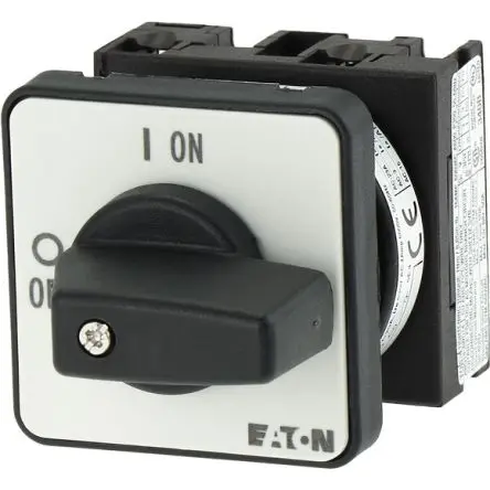 Produktfoto 1 von Eaton T0 Nockenschalter 20 A, 1, 3-phasig, 2-Stufen Knopf Schraube, 90 °-Wurfwinkel