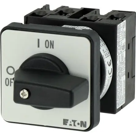 Produktfoto 1 von Eaton T0 Nockenschalter 20 A, 3, 1-phasig, 2-Stufen Knopf Schraube, 90 °-Wurfwinkel