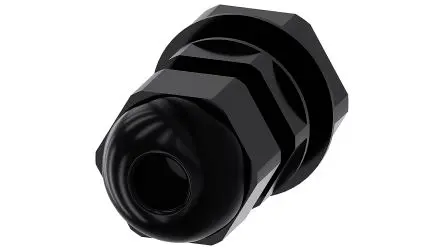 Produktfoto 1 von Siemens SIRIUS ACT Kabelverschraubung, PG13.5 Kunststoff Schwarz 5 mm/ 12 mm, IP66, IP67, IP69K