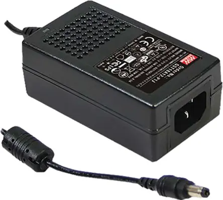 Produktfoto 1 von MEAN WELL GST18A Steckernetzteil 18W, 80 → 264V ac, 12V dc / 0 → 1.5A, IEC 320-C14 Anschluss