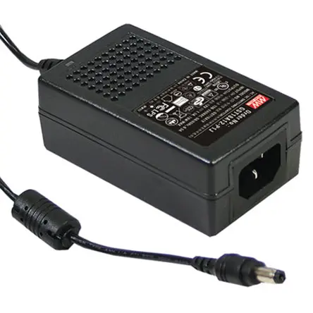 Produktfoto 1 von MEAN WELL GST18B Steckernetzteil 18W, 80 → 264V ac, 12V dc / 0 → 1.5A, IEC 320-C8 Anschluss