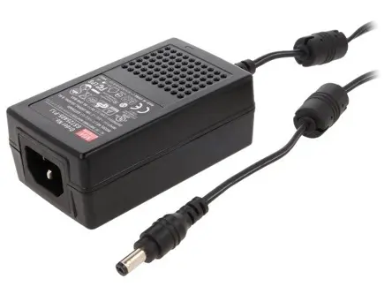 Produktfoto 1 von MEAN WELL GST25A Steckernetzteil 25W, 80 → 264V ac, 12V dc / 0 → 2.08A, IEC 320-C14 Anschluss