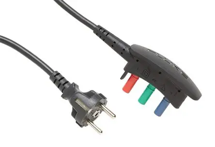 Produktfoto 1 von Fluke Netzprüfungskabel in robuster Ausführung für Fluke-Multifunktions-Installationsprüfgeräte der Serie 1660