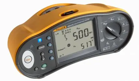 Produktfoto 1 von Fluke 1664FC Multifunktionsprüfgerät Phase auf Neutral, Phase-zu-Erde Erdungswiderstandsmessung Automatischer FI Test