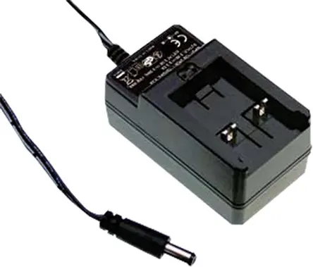 MEAN WELL GE30 Steckernetzteil AC/DC-Adapter 30W, 100V ac, 18V dc / 1.66A, Universal-Stecker