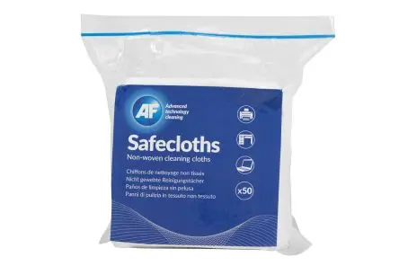 Produktfoto 1 von Electrolube Safecloths Trocken Schirmung, Weiß Packung, 320 x 340 mm, 50 pro Paket Tücher pro Packung