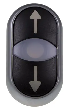 Produktfoto 1 von Eaton RMQ Titan M22 Drucktaster Ø 22mm, Schwarz Tastend Ausgefahren Kunststoff, IP66