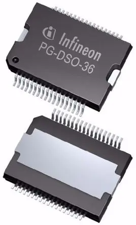 Produktfoto 1 von Infineon TLE 7230R 4 Leistungsschalter-IC Netzschalter Niederspannungsseite Low-Side 1.7 Ω 36-Pin 8 Ausg. DSO-36