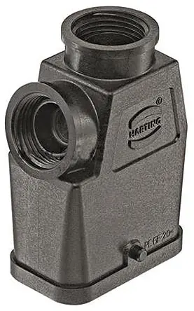 Produktfoto 1 von HARTING Han-Compact Kappe für robusten Stromversorgungsstecker 1 Hebel 1 8 Steckverbinderkappe, IP65
