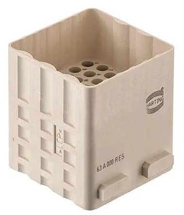 Produktfoto 1 von HARTING HAN Modular Modul für robusten Stromversorgungsstecker Stecker, 42-polig 10A, Kabel, Steckverbindermodul für Han