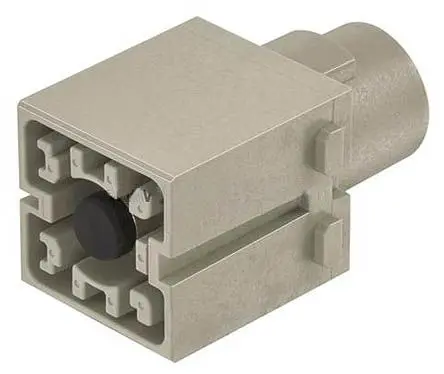 Produktfoto 1 von HARTING HAN Modular Modul für robusten Stromversorgungsstecker Buchse, 1-polig 200A, Kabel, Steckverbindermodul für