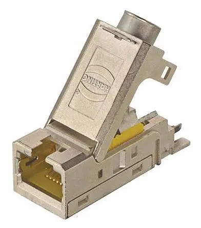 Produktfoto 1 von HARTING 914545 Buchse Cat.5 RJ45-Steckverbinder, 1-Port 4-polig Abgeschirmt Kabel Gerade