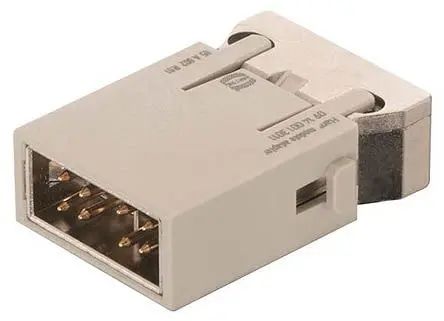 Produktfoto 1 von HARTING HAN Modular Modul für robusten Stromversorgungsstecker Stecker, 4-polig 10A, Kabel, Steckverbindermodul für Han