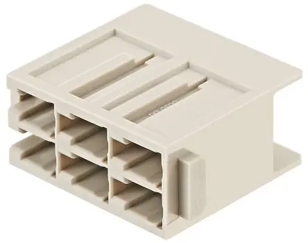 Produktfoto 1 von HARTING Han-Modular LWL-Steckverbinder, LC, Singlemode, Duplex, Optischer Kunststoff, PC, Grau