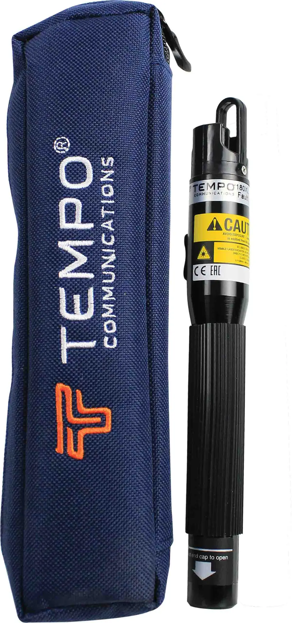 Tempo 180XL LWL-Prüfgerät Lichtwellen-Testkit Einzel- und Multimode 2,5 mm Universal, Optionaler 1,25-mm-Adapter
